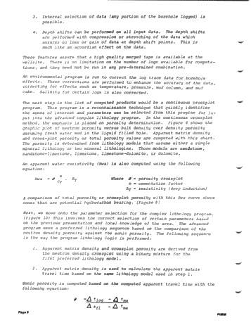 Introduction of Direct Digital Logging System (D.D.L.) for Lake Erie Page 6