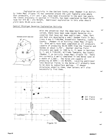 Recent Exploration Activity in Michigan Page 24