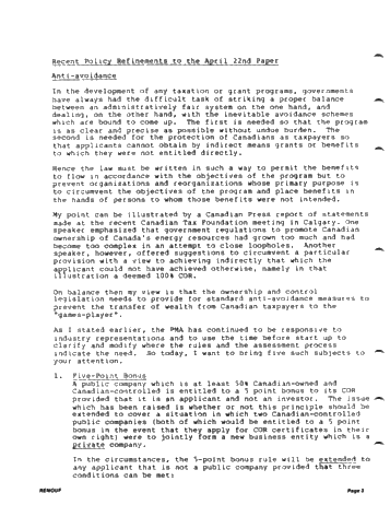 Industry Monitoring and Canadian Ownership Rate Page 3