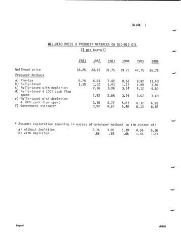 Serious Financial Problems for the Canadian Oil and Gas Industry Page 6