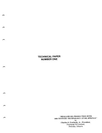 Shallow Oil Production With 9th Century Technology at Oil Springs Page 1