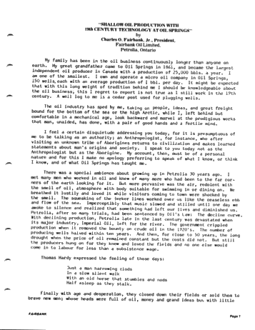 Shallow Oil Production With 9th Century Technology at Oil Springs Page 1