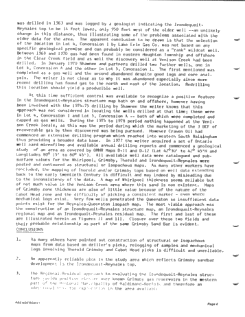 A Case History of the Venison Creek Gas Field in the Regional Municipality of Haldimand-Norfolk Page 4