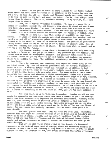 Canadian Oil and Gas Economics Page 2