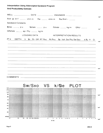 Estimating Formation Flow Rates With Downhole Logs Page 6