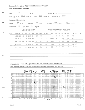 Estimating Formation Flow Rates With Downhole Logs Page 9