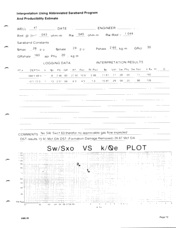 Estimating Formation Flow Rates With Downhole Logs Page 13