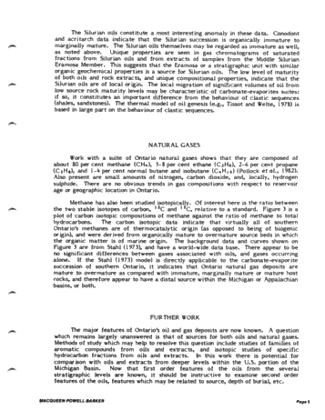 Part Two - The Origin of Hydrocarbons, Their Geochemistry, Maturation and Migration Page 5