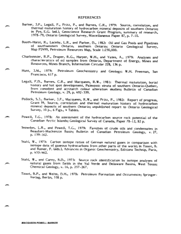 Part Two - The Origin of Hydrocarbons, Their Geochemistry, Maturation and Migration Page 9
