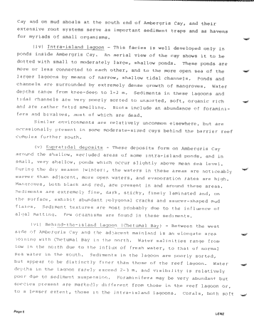 The Reefs of Belize, Central America, From the Viewpoint of Student Field Trips Page 6
