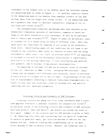 Visualization of Oil Displacement Mechanisms and Enhanced Oil Recovery Page 8