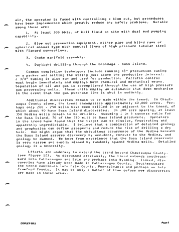 The Akron Dolomite (Bass Islands) Oil Trend in Western New York Page 5