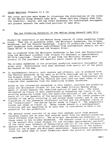 he Gas Producing Potential of the Lower Silurian "Clinton Sands Beneath Lake Erie, U.S.A. Page 5