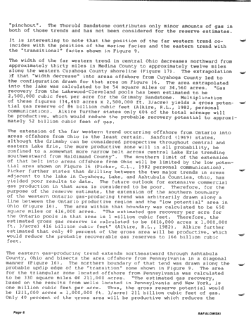 he Gas Producing Potential of the Lower Silurian "Clinton Sands Beneath Lake Erie, U.S.A. Page 6