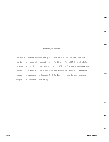 he Gas Producing Potential of the Lower Silurian "Clinton Sands Beneath Lake Erie, U.S.A. Page 8