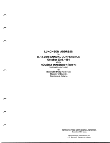 Luncheon Address Page 1