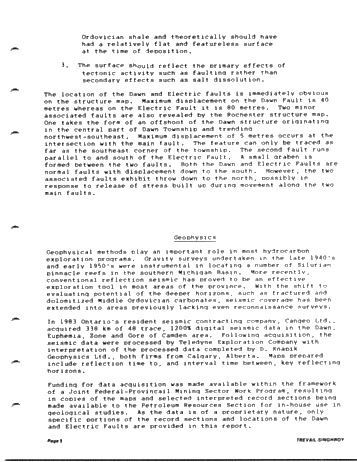 Integration of Geology Geophysics and Remote Sensing in Ontario Page 5