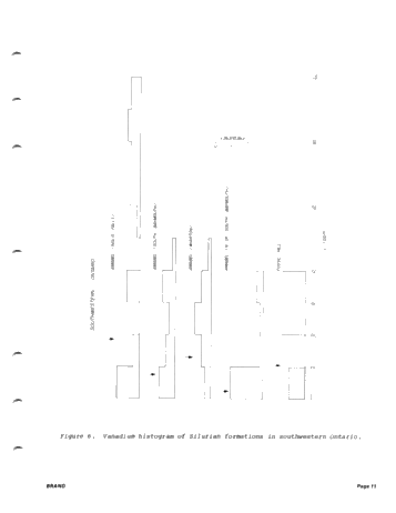 Diagenetic Evaluation and Chemical Fluid Vectors of the Silurian Formations, Michigan Basin Page 11