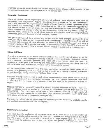 Energy From Oil Shale - An Integrated Approach to Oil Shale Utilization and Development Page 6