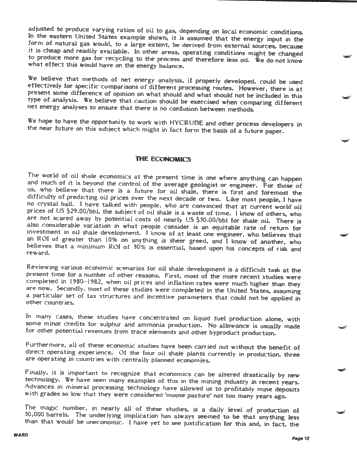 Energy From Oil Shale - An Integrated Approach to Oil Shale Utilization and Development Page 12