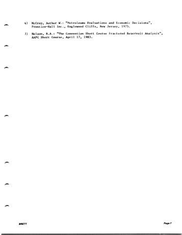 Reserve Analysis of Tight Gas Formations Page 7