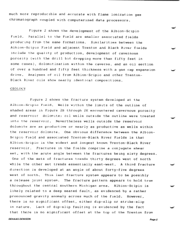 Geology and Geochemistry of the Trenton-Black River Formations of Southern Michigan Page 2
