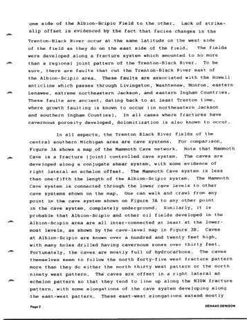 Geology and Geochemistry of the Trenton-Black River Formations of Southern Michigan Page 3