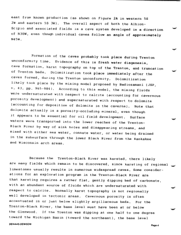 Geology and Geochemistry of the Trenton-Black River Formations of Southern Michigan Page 4