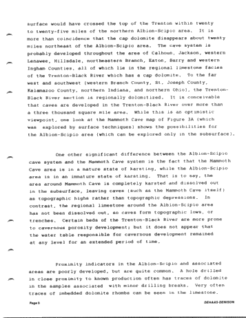 Geology and Geochemistry of the Trenton-Black River Formations of Southern Michigan Page 5