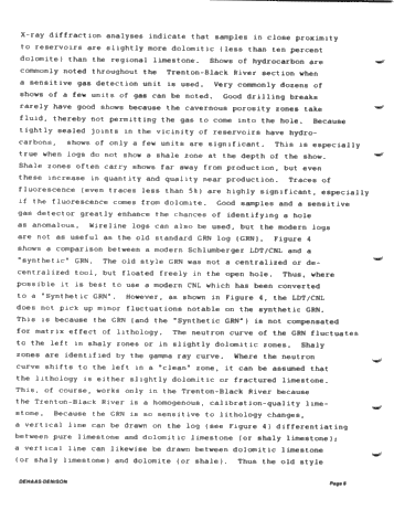 Geology and Geochemistry of the Trenton-Black River Formations of Southern Michigan Page 6