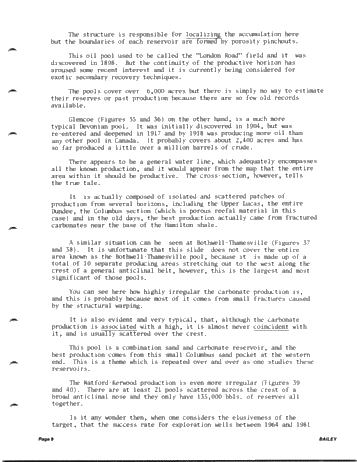 Hydrocarbon Potential and Trapping Mechanisms Trapping Mechanisms of the Cambro Ordovician in Ontario Page 9