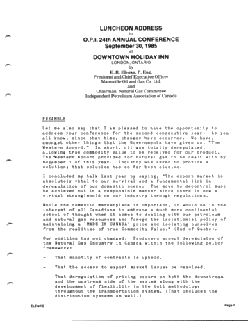Luncheon Address Page 1