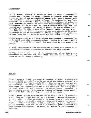 An Overview of the 3D Seismic Exploration Method Page 2