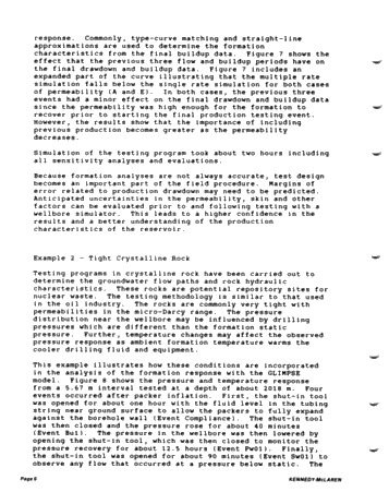 The Advantage of Using an On-Site Wellbore Stimulator to Assess Transient Pressure Tests Page 6