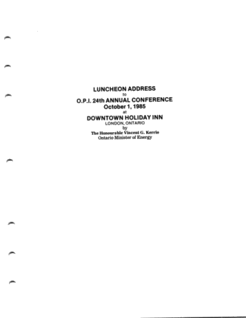 Luncheon Address Page 1