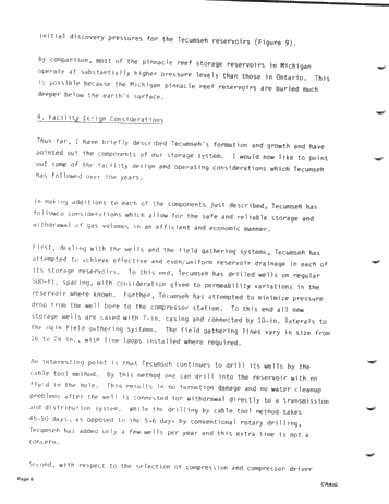 Tecumseh Gas Storage Limited - Twenty One Years of Reliable Gas Storage Service Page 6