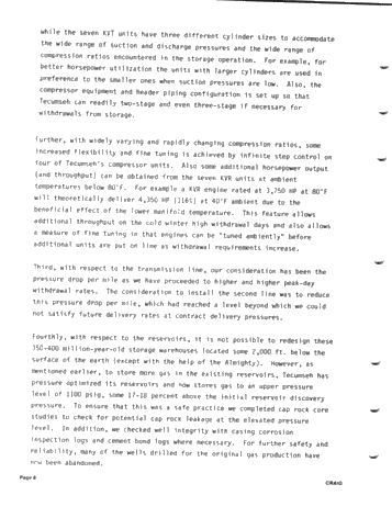 Tecumseh Gas Storage Limited - Twenty One Years of Reliable Gas Storage Service Page 8