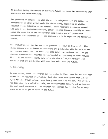 Tecumseh Gas Storage Limited - Twenty One Years of Reliable Gas Storage Service Page 10