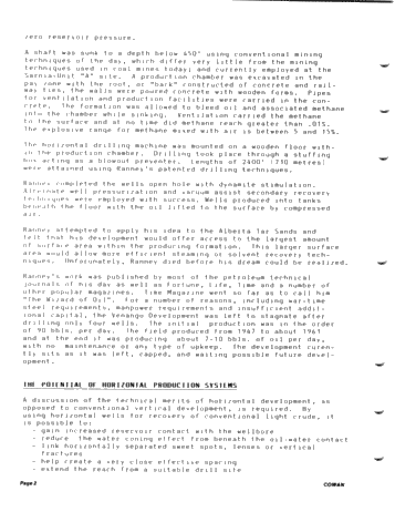 1928 - 1985 The Devran Gravity Assisted Drainage of Petroleum Project Page 2