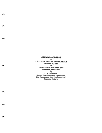 Opening Address Page 1