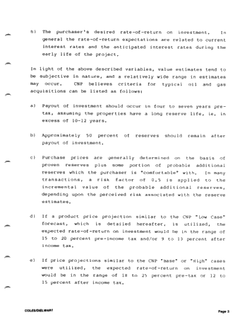 Valuing Petroleum Assets Under Current Market Conditions Page 3
