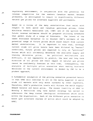 Valuing Petroleum Assets Under Current Market Conditions Page 5