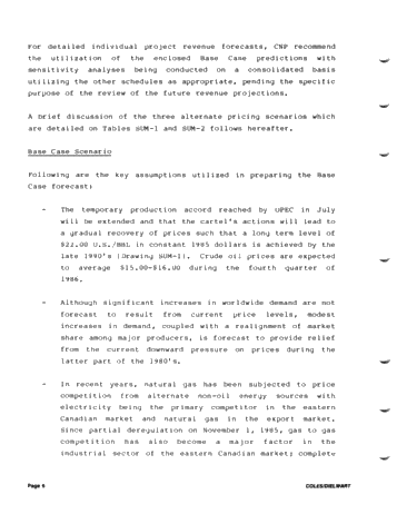 Valuing Petroleum Assets Under Current Market Conditions Page 6