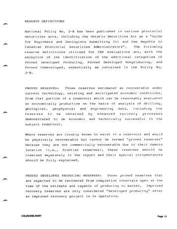 Valuing Petroleum Assets Under Current Market Conditions Page 13