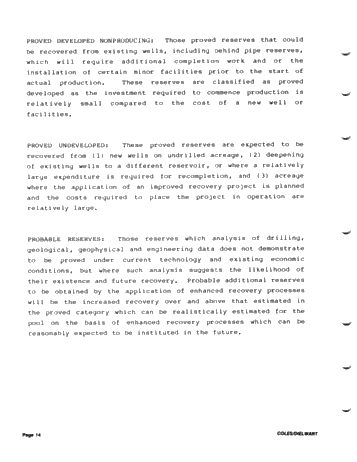 Valuing Petroleum Assets Under Current Market Conditions Page 14