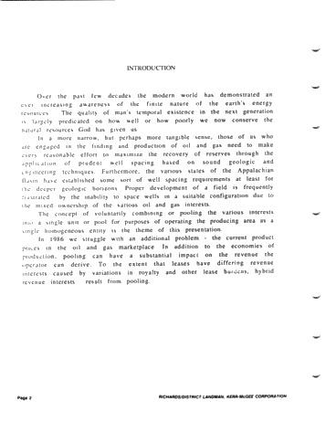 Voluntary Pooling in the Appalachian Basin - an Effect of Pooling on the Revenue Interest Page 2