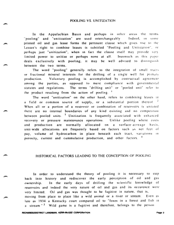 Voluntary Pooling in the Appalachian Basin - an Effect of Pooling on the Revenue Interest Page 3