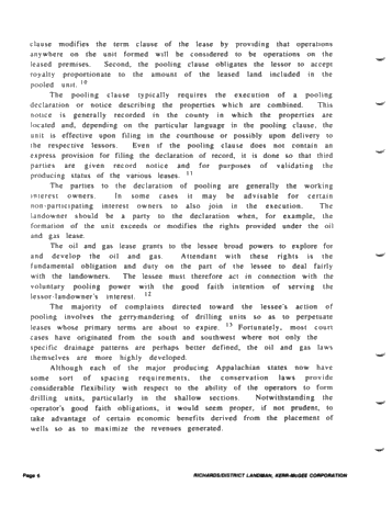 Voluntary Pooling in the Appalachian Basin - an Effect of Pooling on the Revenue Interest Page 6