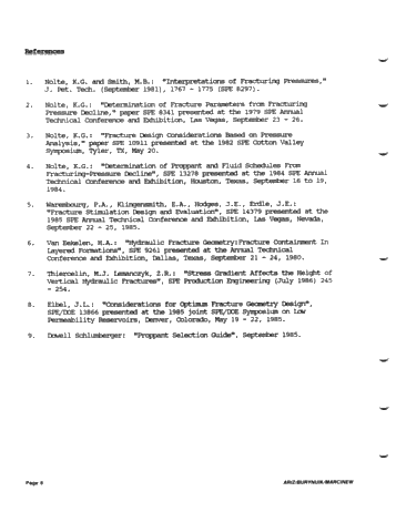 Hydraulic Stimulation Techniques in the Silurian Gas Sands of Lake Erie, Ontario Page 8
