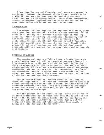 East Coast Offshore: Exploration History, Hydrocarbon Plays and Significant Discoveries Page 2
